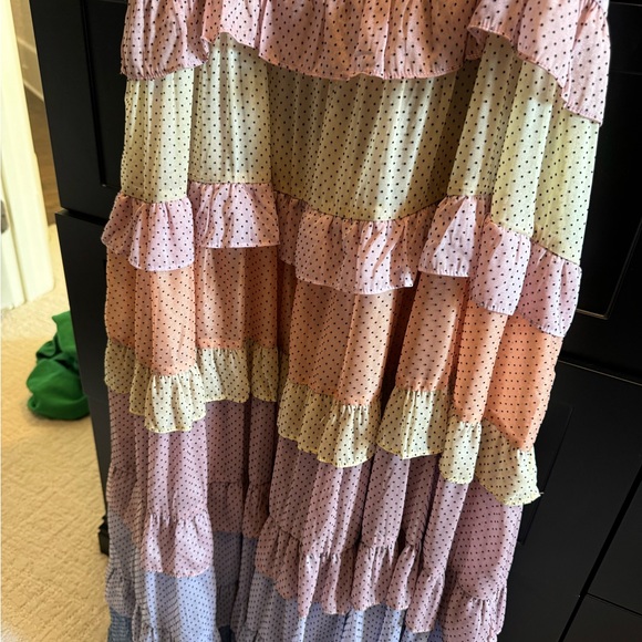 Storia ruffle midi dress - Picture 3 of 3